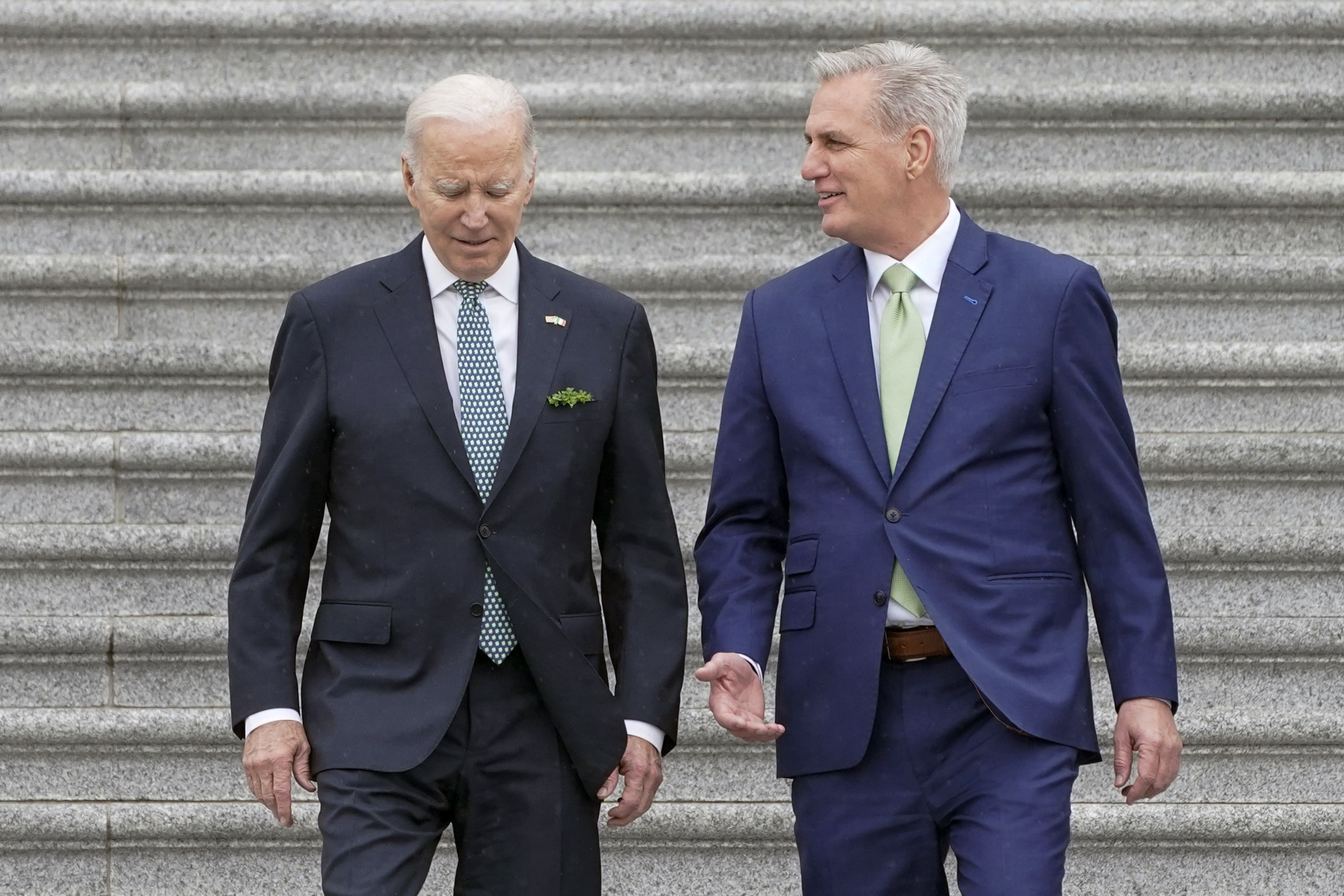 Biden hits McCarthy on debt ceiling discussion: ‘Show me his budget’