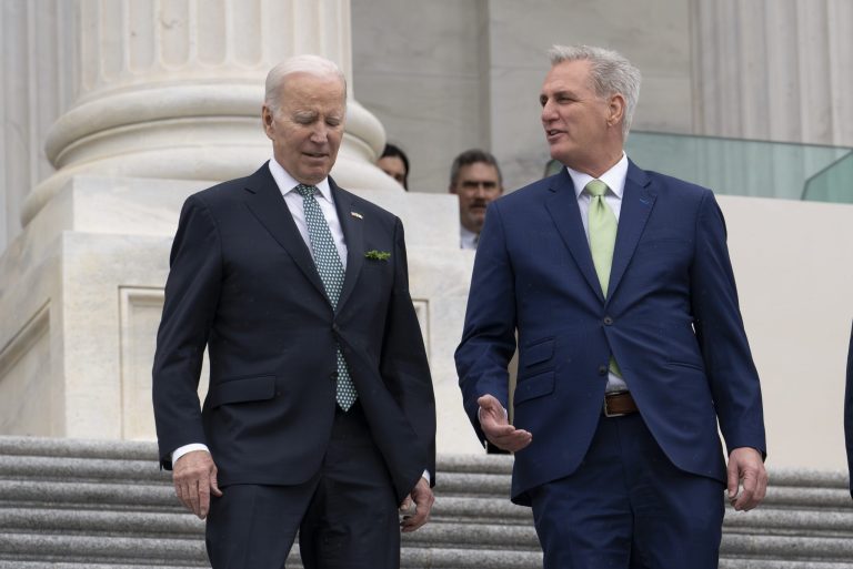 The Biden White House is preparing a new line of attack in the ongoing debt ceiling fight, claiming that Speaker Kevin McCarthy's Limit, Save, Grow Act of 2023 shows 