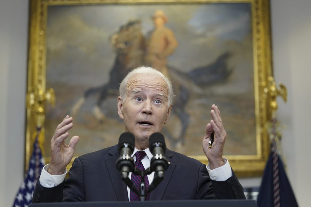 Biden says he’s ‘considering’ 14th Amendment to avoid default