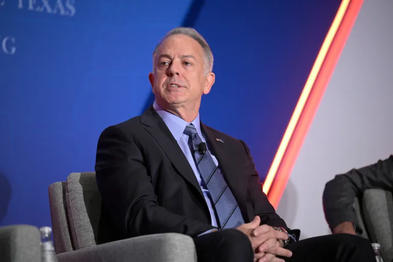 Nevada Gov.-elect Joe Lombardo answers a question while taking part in a panel discussion during a Republican Governors Association conference, Wednesday, Nov. 16, 2022, in Orlando, Fla.