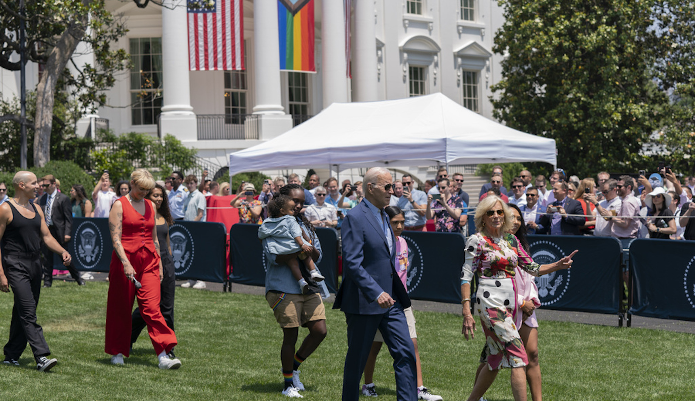 Joe Biden hosts largest pride event in White House history