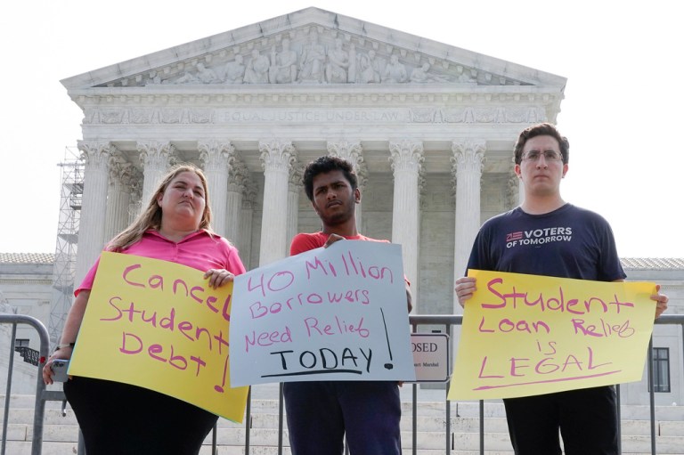 Did Biden plan for the Supreme Court to invalidate his illegal student loan forgiveness after the midterm elections?