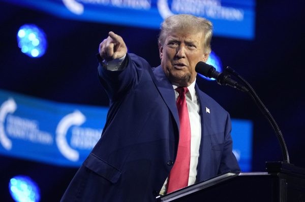 The specter of a third indictment has yet to dislodge Trump from first place