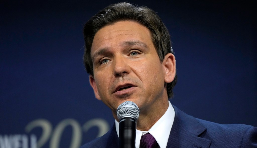DeSantis says he’s open to pardoning Trump