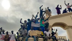 West African delegation meets with ousted Nigerien president and coup leader
