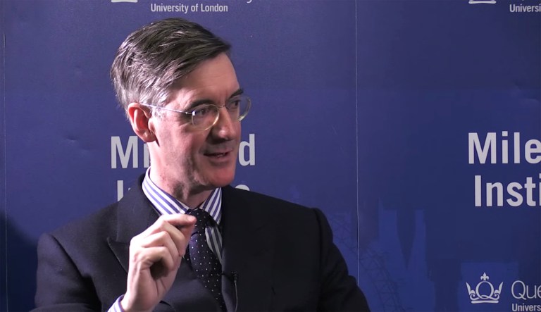 As Jacob Rees-Mogg noted, it would be the death of local newspapers who lack the big budgets and large legal teams with which others can defend themselves. (Image courtesy screenshot)