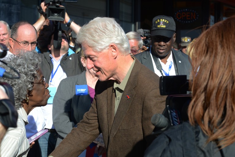 Williams said during the introductory video that the Star test was faulty. (Janet S. Carter/The Free Press via AP)