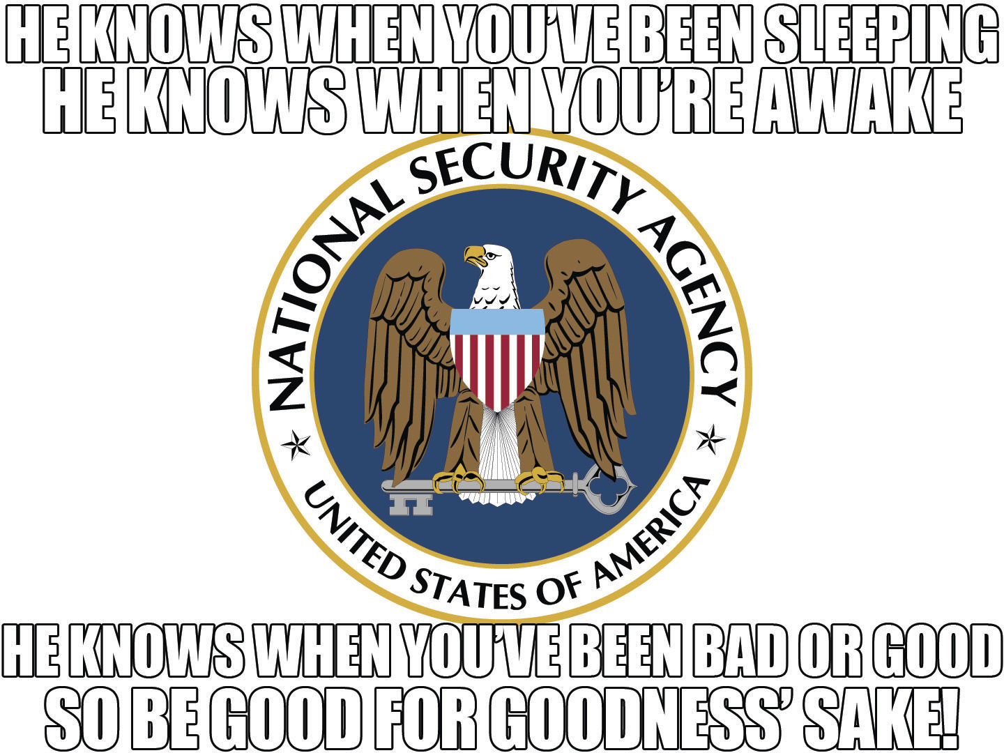Monday meme: NSA is coming to town