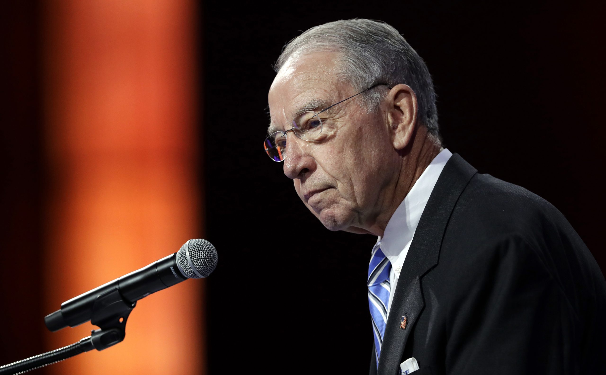 Grassley raises legal questions about top Clinton aide work arrangement