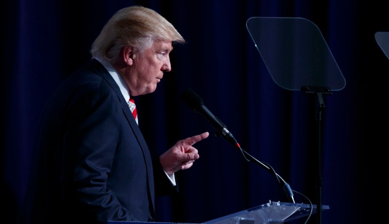 The Trump administration on Monday asked the Supreme Court to immediately intervene and block a federal appeals court ruling imposing an injunction against President Trump's modified travel ban. (AP Photo/Evan Vucci)