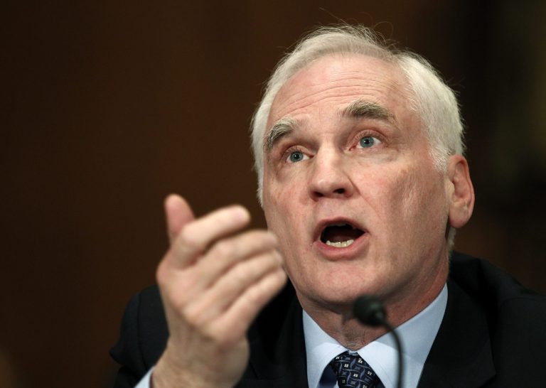 Fed Board of Governors member Daniel Tarullo testifies on Capitol Hill in 2012. (AP Photo/Manuel Balce Ceneta)