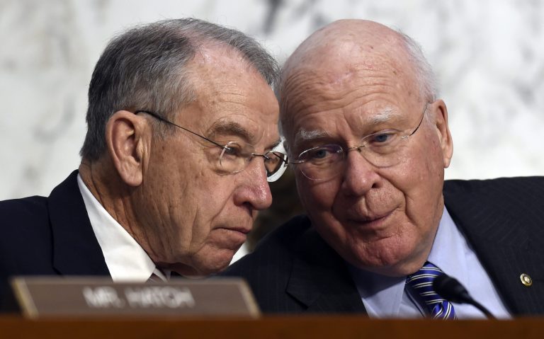 In an Oct. 29 letter to Treasury Secretary Jacob Lew, Senate Judiciary Committee Chairman Chuck Grassley, R-Iowa, and ranking member Patrick Leahy, D-Vt., asked what the IRS is doing with cell-site simulators known as Stingrays. (AP Photo)