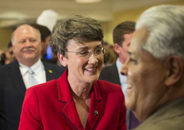 Air Force Secretary Heather Wilson said she was opposed to the reorganization proposed by the House subcommittee, saying it would make the service 