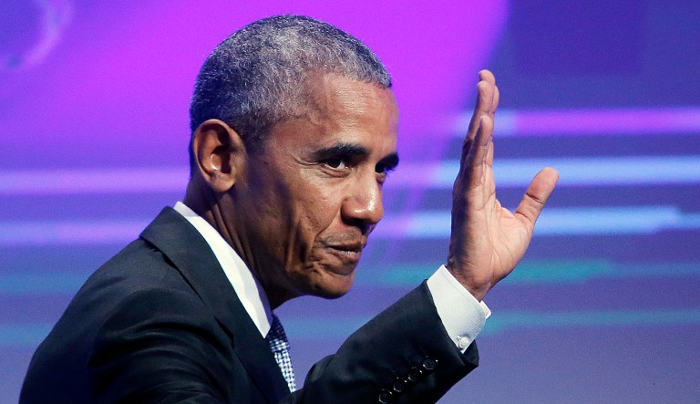 Former President Barack Obama made $400,000 for a speech he gave to clients of Northern Trust Corp. last month, according to a report. He is scheduled to headline Cantor Fitzgerald LP's healthcare conference next week. (AP Photo/Michael Probst, FILE)