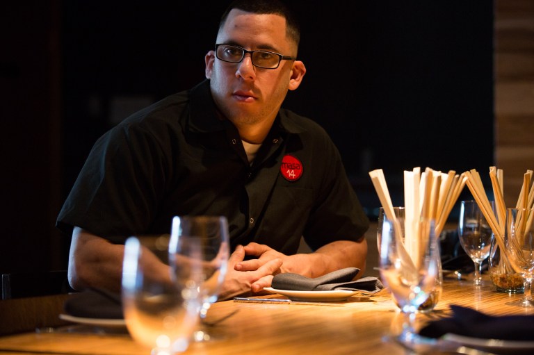 Adam Goldman, executive chef at Masa 14 (Graeme Jennings/Examiner)