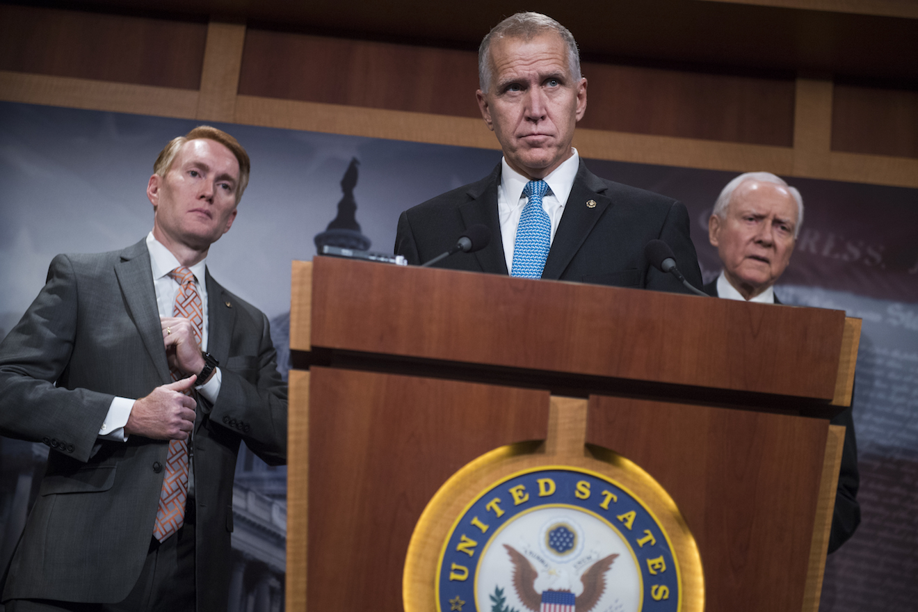 Tillis: Will Only Vote to Curtail Trump’s Tariff Power If It’s Non-Binding