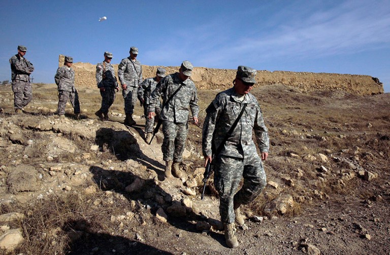 A defense official told CNN on Sunday that the Marine was participating in operations at a firebase near Makhmour that the Pentagon planned to announce this week. (AP Photo/Maya Alleruzzo, File)