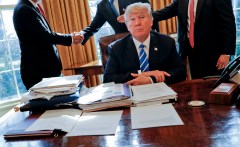 Trump signs executive orders to boost public safety, reduce drug trafficking