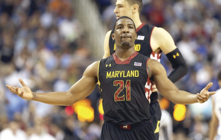 Streeter Lecka/Getty Images
Pe'Shon Howard started and ended this season as Maryland's starting point guard, averaging 3.3 points and 3.6 assists per game.