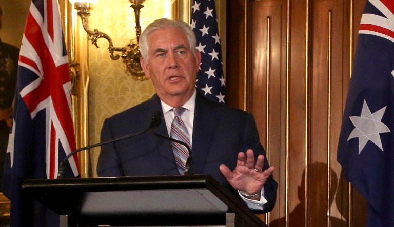 Secretary of State Rex Tillerson said on Tuesday President Trump has asked him to rebuild U.S. ties with Russia. (AP Photo/Rick Rycroft)