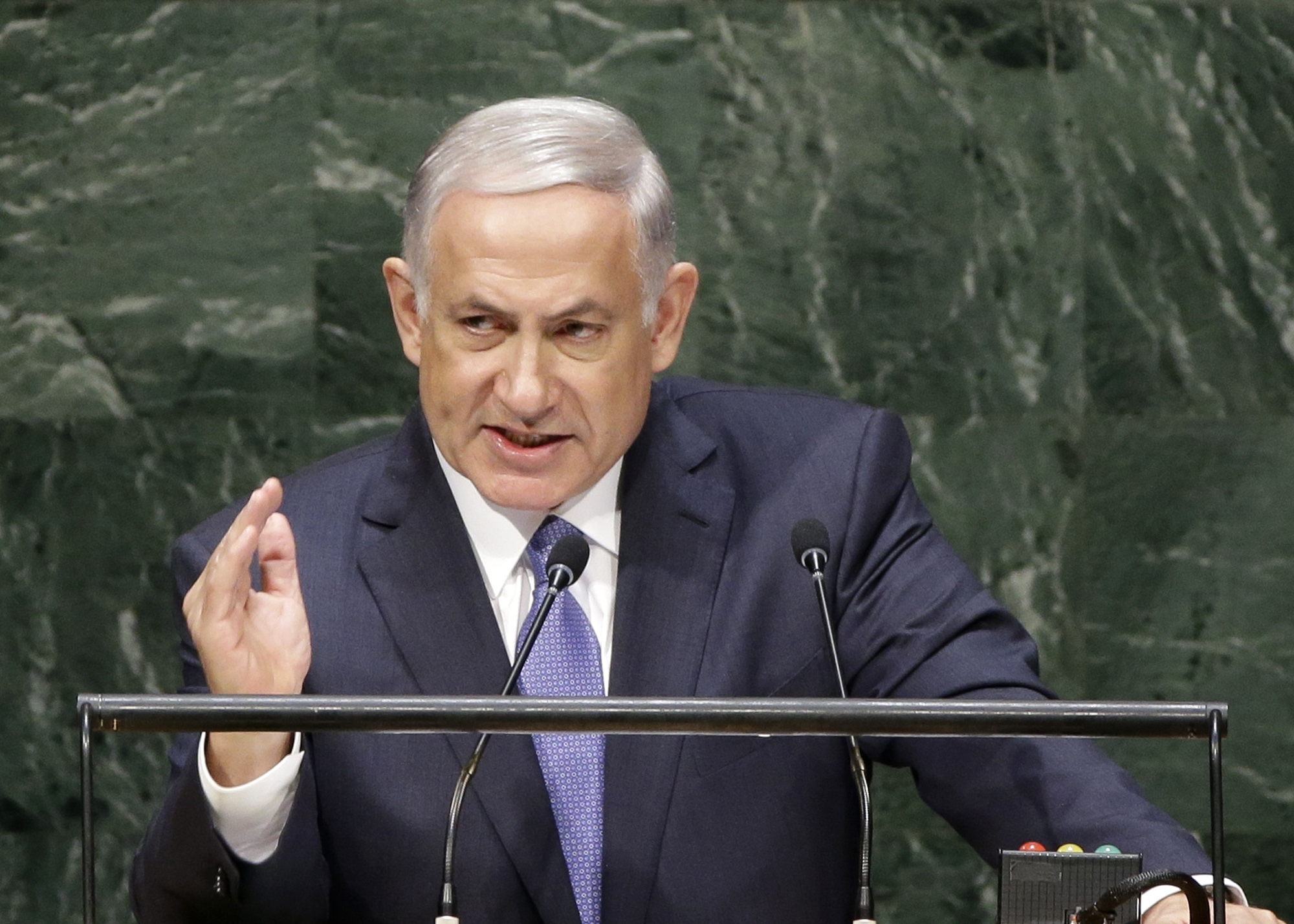 Israel, Palestinians part ways in dueling speeches