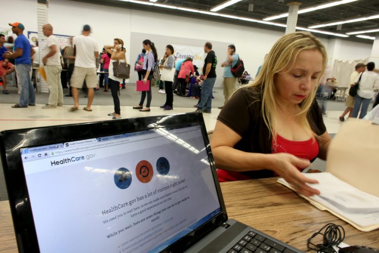 Since the Affordable Care Act went into place at the beginning of 2014, uninsured rates have continued to drop, a new survey found. (Getty Images)