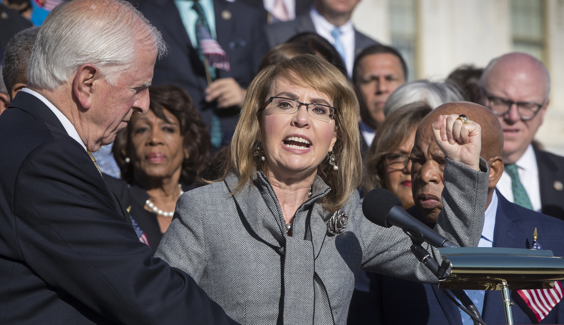 Trump administration sued by gun control group founded by Gabby Giffords