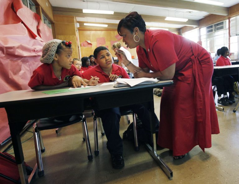 No other school system in the country has as large a share of students in public charter schools. (AP Photo/Gerald Herbert)