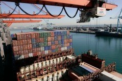 Biden’s labor secretary scopes out LA ports backlog