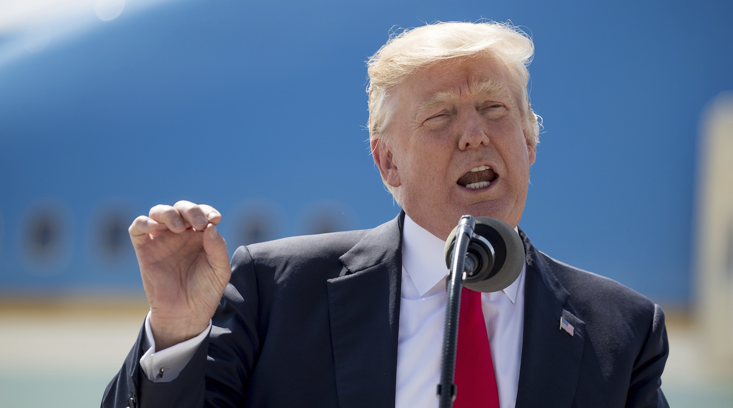 Trump talks Obamacare amid Sessions hearing drama