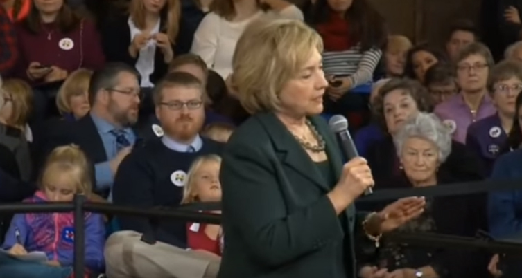 Hillary Takes 8 Minutes of Questions from the Press