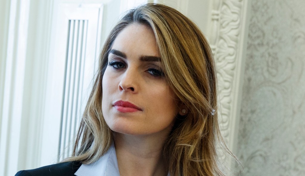 Hope Hicks has a diary about her work in the White House: Report