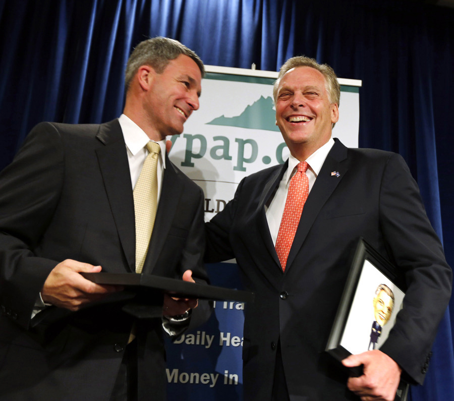 Virginia voters slow to back Ken Cuccinelli or Terry McAuliffe