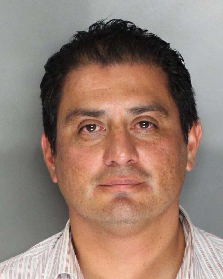 This photo provided by the Sacramento County Sheriff's Department shows the booking photo of state Sen. Ben Hueso, D-San Diego, who was arrested on charges of drunken driving in Sacramento, Calif.  Hueso was booked into the Sacramento County Jail at 3:27 a.m. Friday after being arrested on suspicion of drunken driving and driving with a blood alcohol content of 0.08 percent or more. (AP Photo/handout photo provided by Sacramento County Sheriff's Dept.)