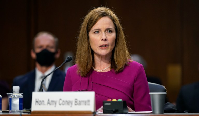 Amy Coney Barrett strikes defiant tone, says like Scalia, she will be ‘fearless of criticisms’