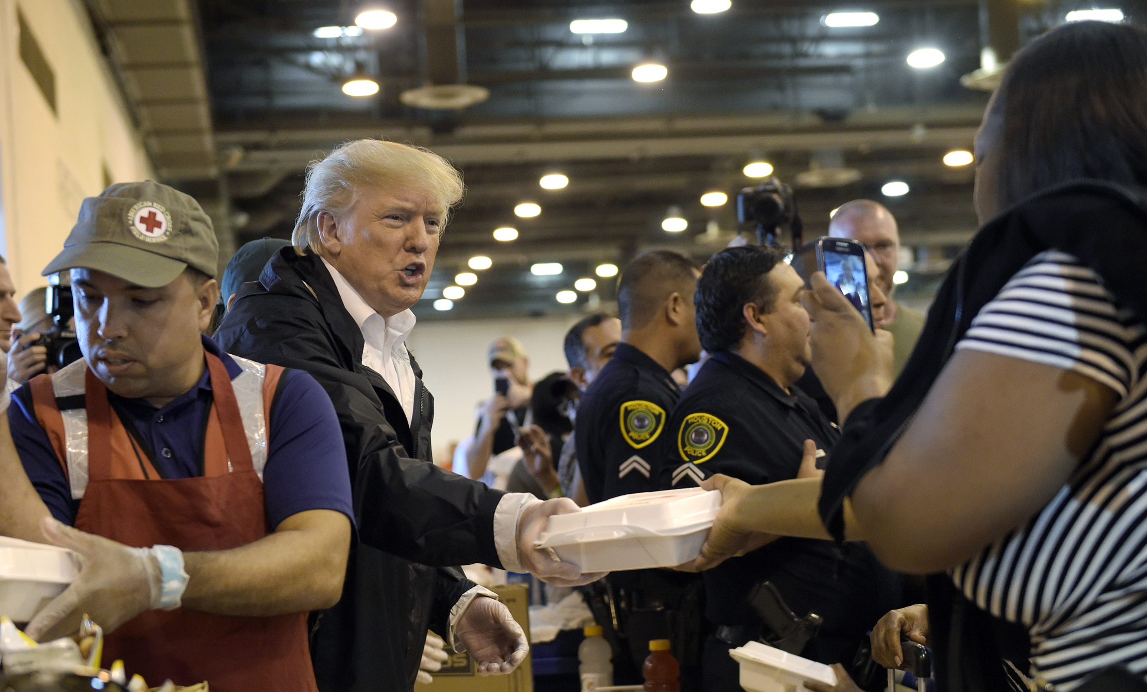 Churchgoer on Trump’s Houston visit after Harvey: ‘He brings us prayers from around the world’