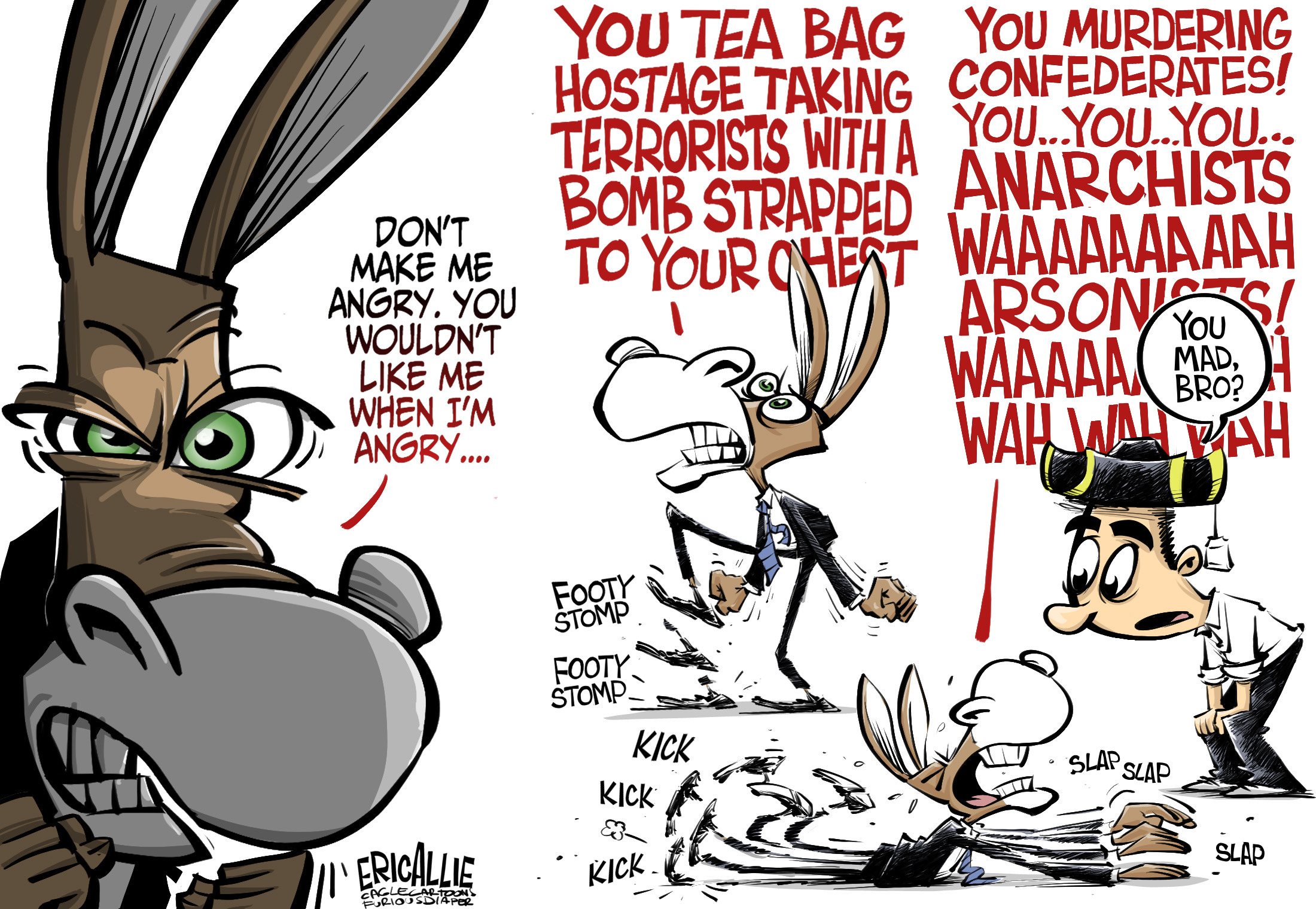 Editorial cartoon: Temper tantrum