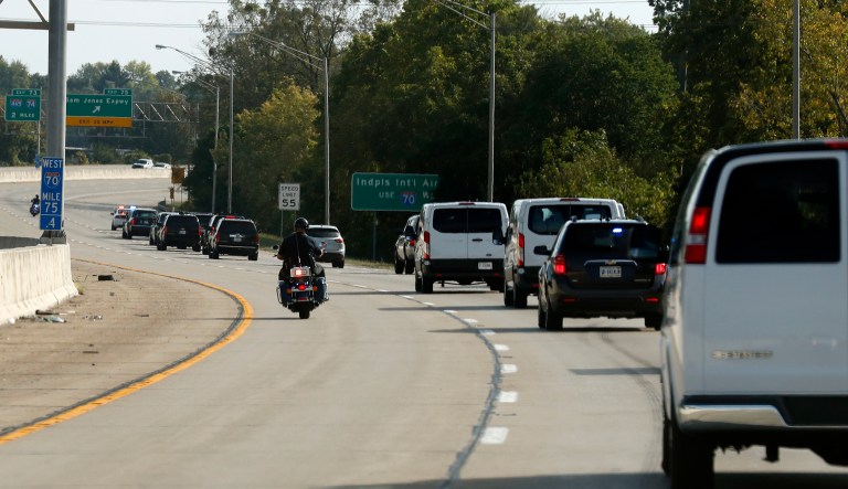 "The Beast," or the car in which Trump was riding, did not appear to be involved.
