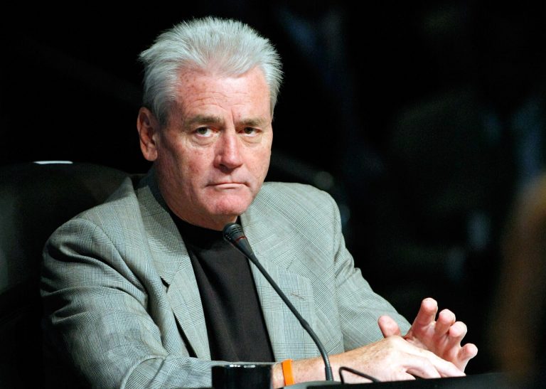 General President of the Laborers' International Union of North America Terry O'Sullivan attends the National Clean Energy Summit 2.0 at the Cox Pavilion at UNLV August 10, 2009 in Las Vegas. (Photo by Ethan Miller/Getty images)