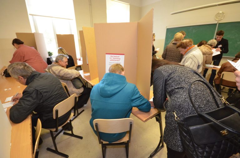 Latvian coalition parties headed for victory