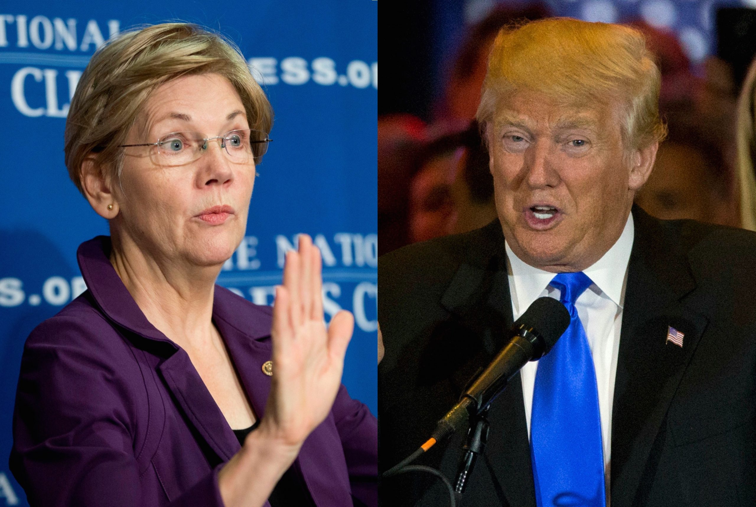 Warren hits back at Trump: ‘We won’t back down’