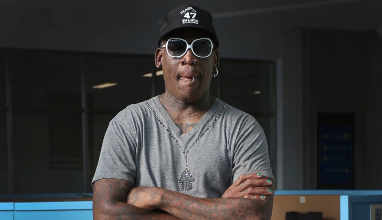 Former NBA basketball star Dennis Rodman, who has palled around with North Korean leader Kim Jong Un, said he hoped his trip would 