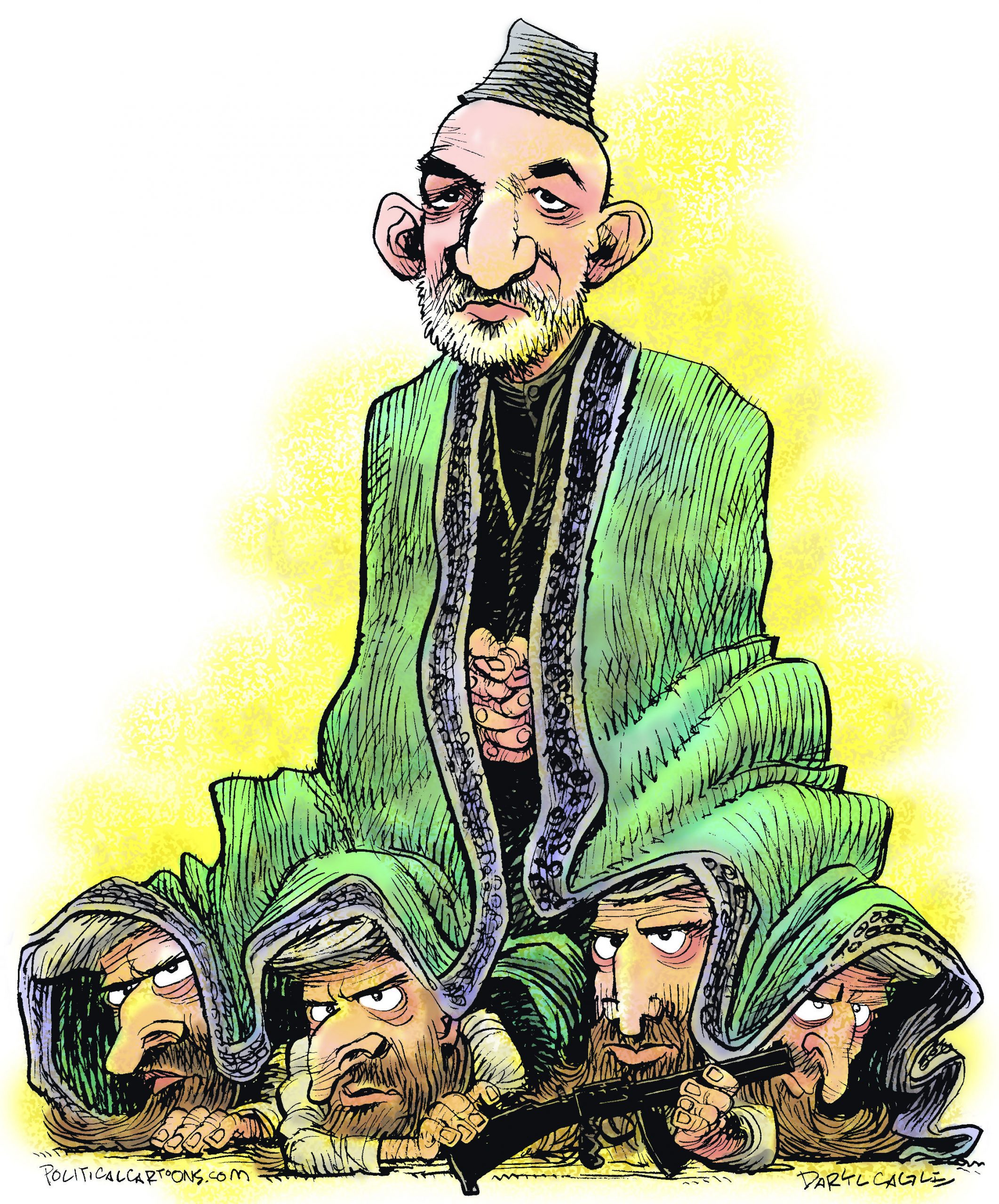 Editorial cartoon: Afghan allies