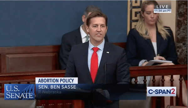 ‘You can’t defend the indefensible’: Ben Sasse and Democratic senator clash over anti-infanticide bill