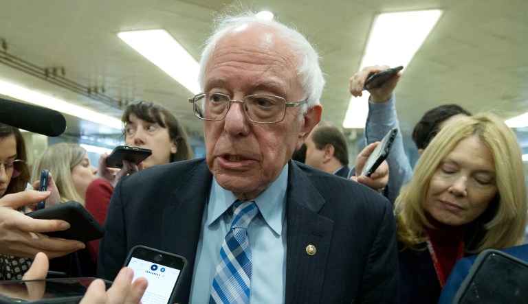 Bernie Sanders defends climate plan against Biden ‘impossible’ swipe