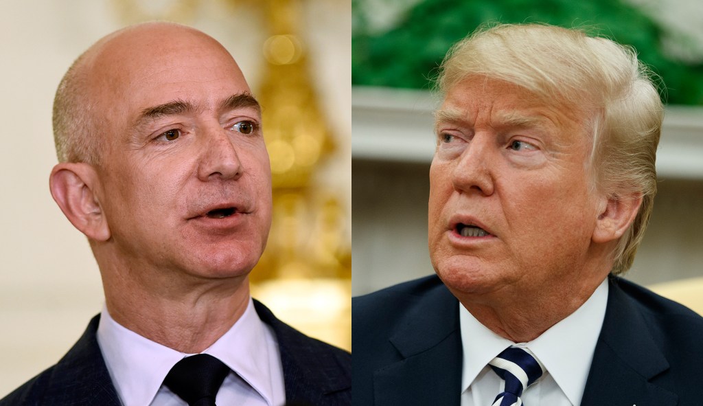 Trump: I didn’t know National Enquirer was digging into Bezos affair