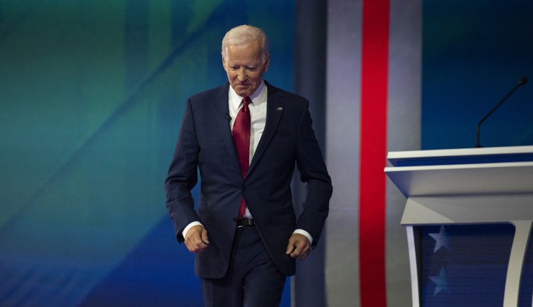 Joe Biden has endorsed a plan by Senate Democratic Leader Chuck Schumer that seeks to take more than 63 million gas vehicles off the road over a decade, replacing them with cleaner ones.