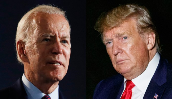 Joe Biden, Donald Trump.