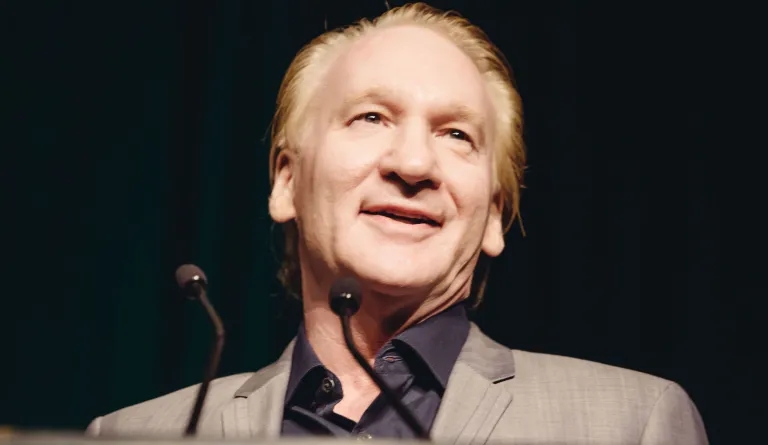 EXCLUSIVE - Bill Maher speaks on stage at the 2014 Television Academy Hall of Fame on Tuesday, March 11, 2014, at the Beverly Wilshire in Beverly Hills, Calif.
