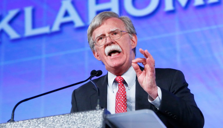 Former United Nations Ambassador John Bolton speaks at the Southern Republican Leadership Conference in Oklahoma City on Friday, May 22, 2015.